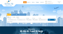 Desktop Screenshot of alibinalitravel.com